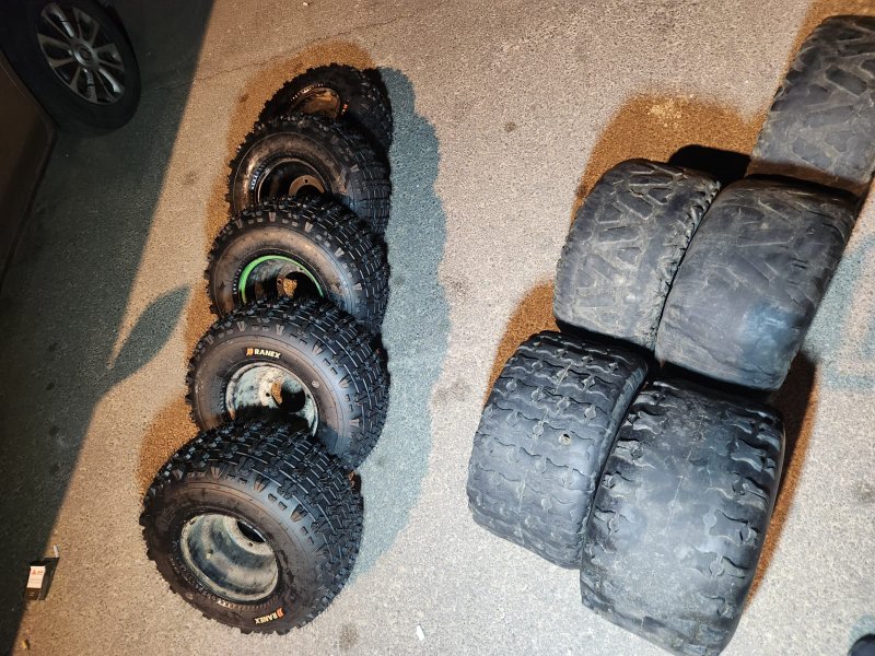 החלפת צמיגים לטרקטורון עד הבית